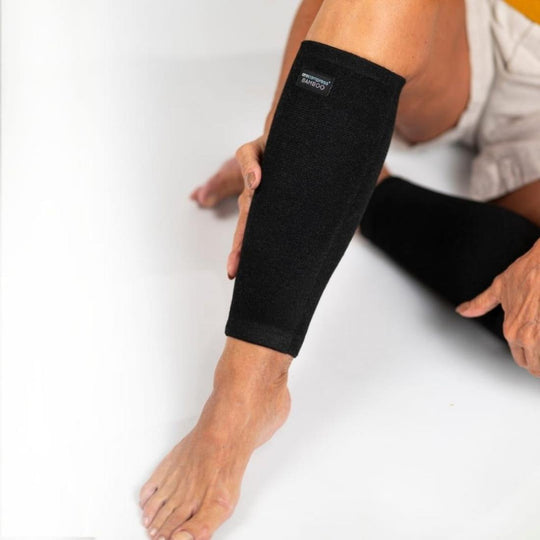 Bamboo Calf Sleeve - Black banner