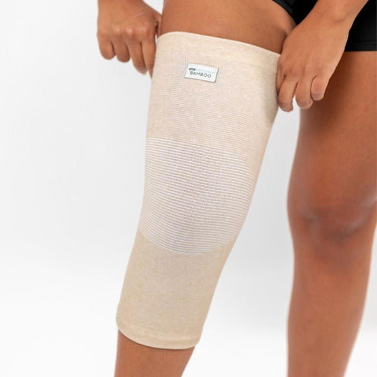 Bamboo Knee Sleeve - Cream banner