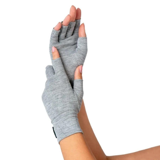 Bamboo Gloves - Grey banner