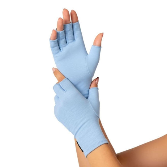 Bamboo Gloves - Blue banner